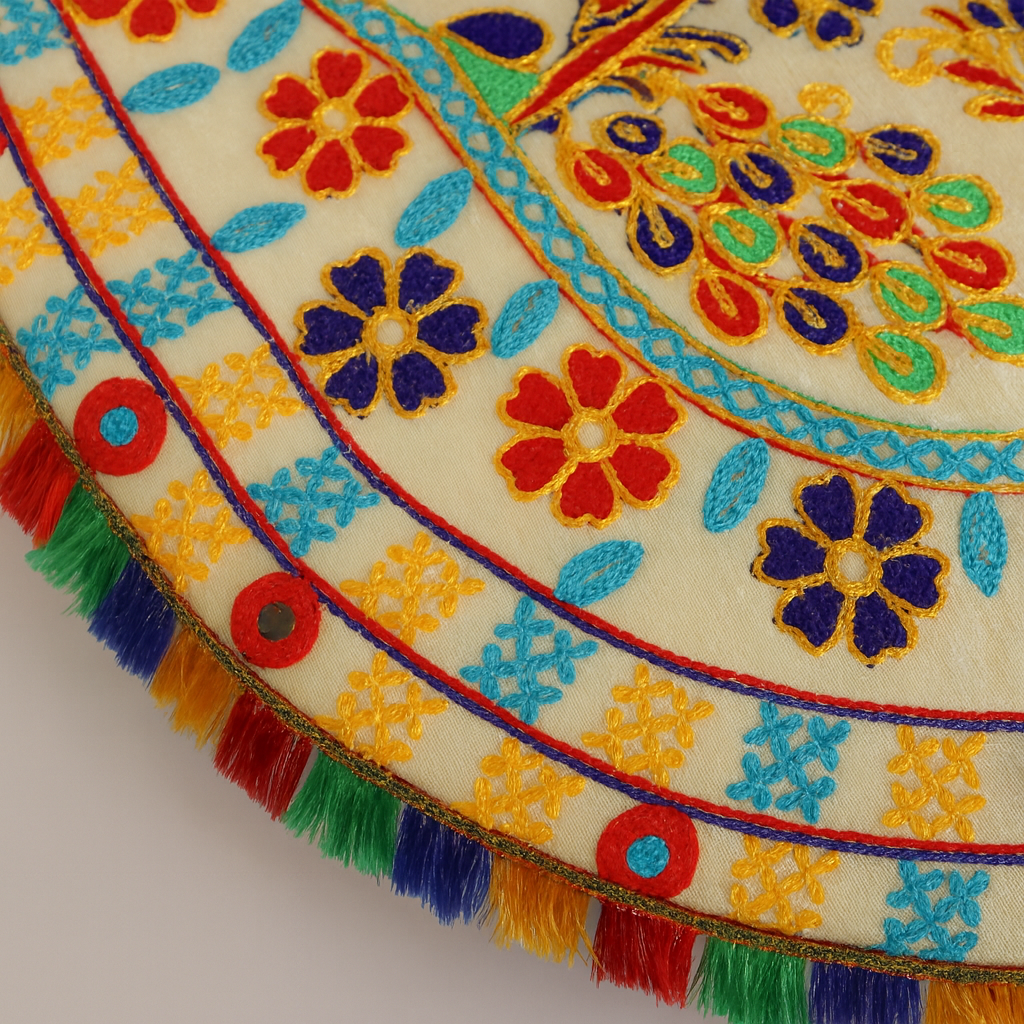 Handmade Cotton Tote Bag Colorful Shoulder Bag