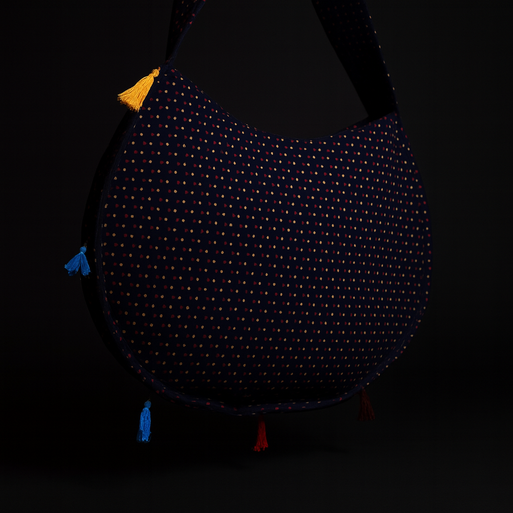 Handmade Cotton Sling Bag Colorful Embroidered Crossbody Bag