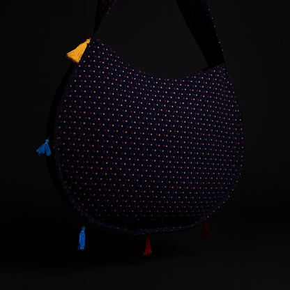 Handmade Cotton Sling Bag Colorful Embroidered Crossbody Bag